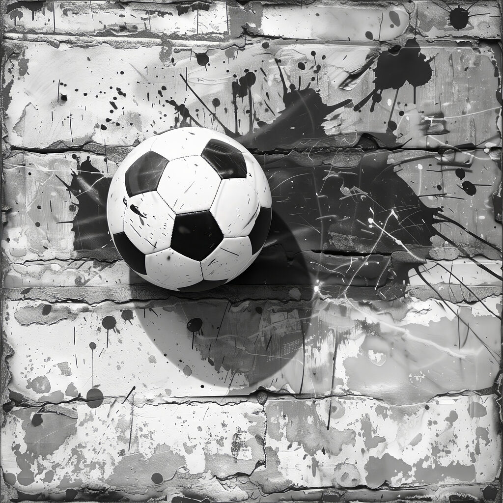 Futebol sobre muro — design completo