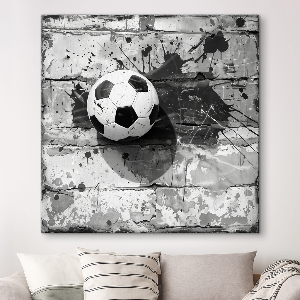 Futebol sobre muro — interior 1