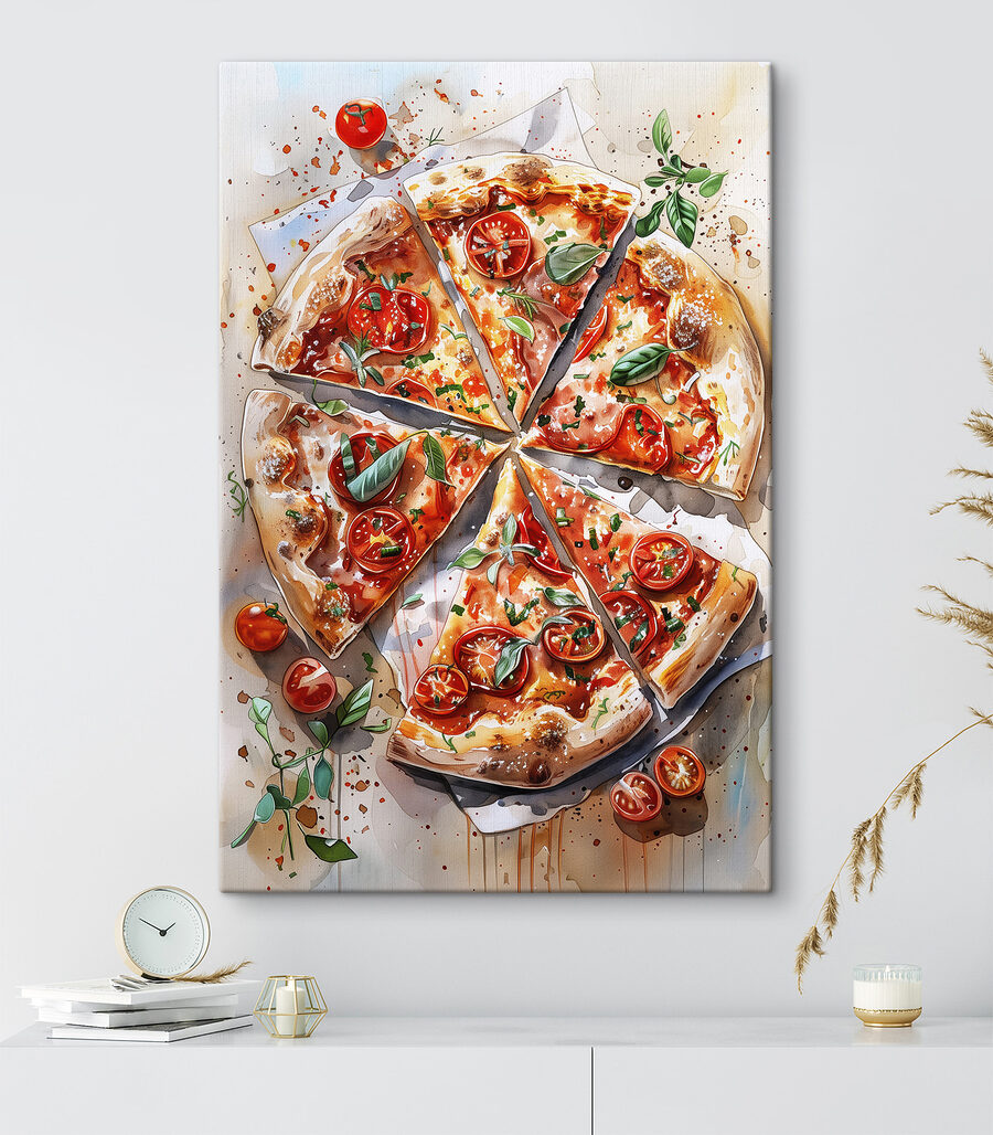 Pizza entre tomatinhos — interior 3