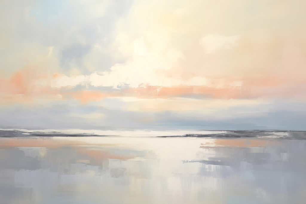 Horizonte em tons pastel — design completo