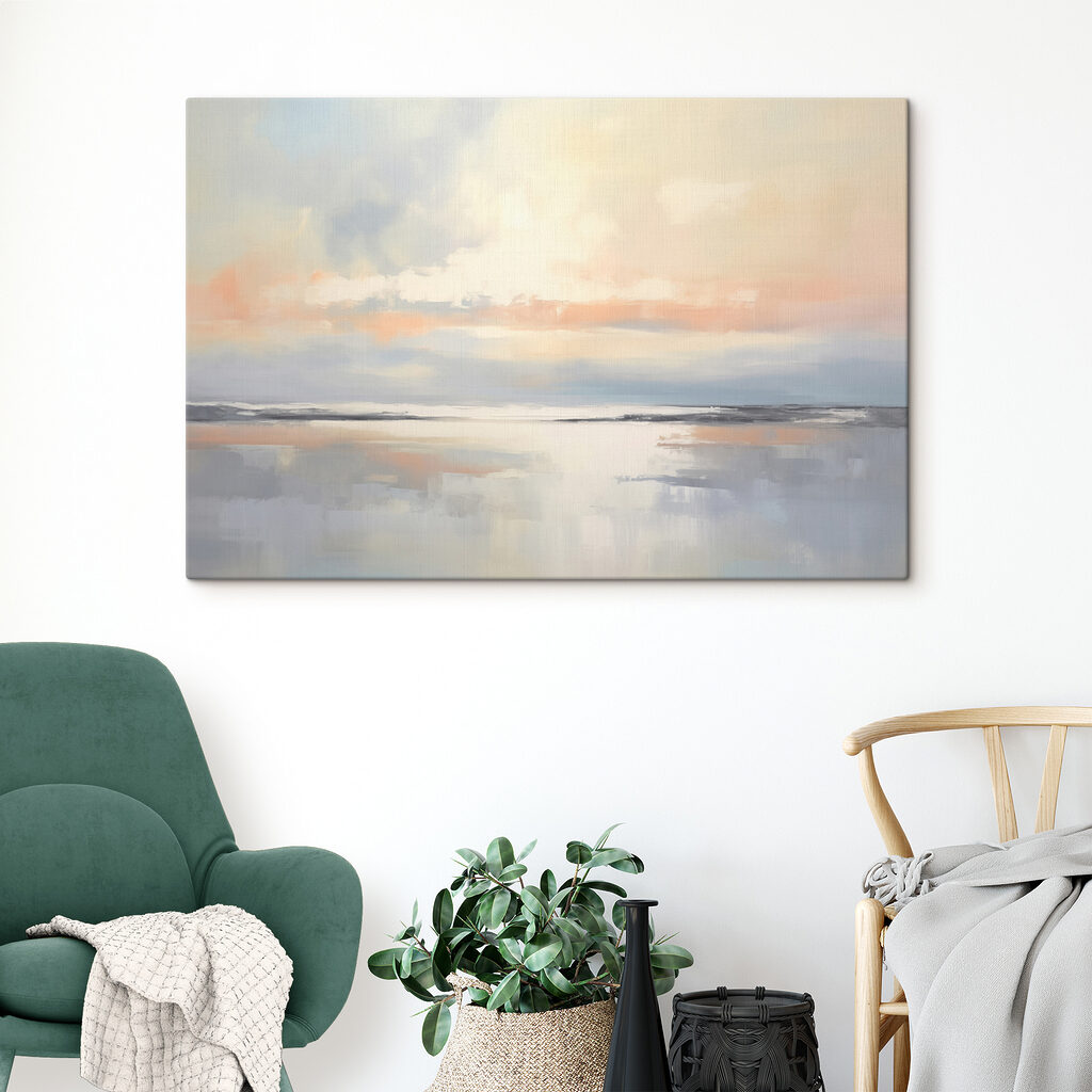 Horizonte em tons pastel — interior 2