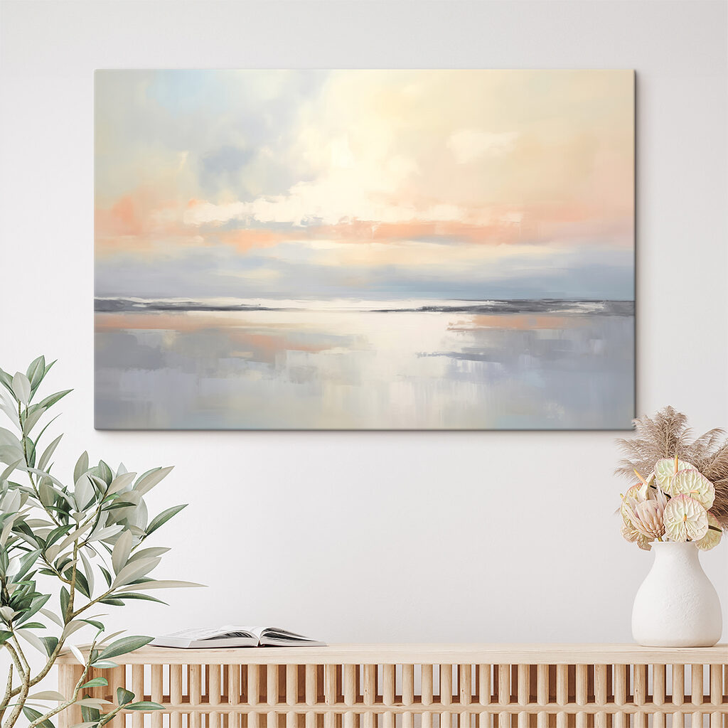 Horizonte em tons pastel — interior 3