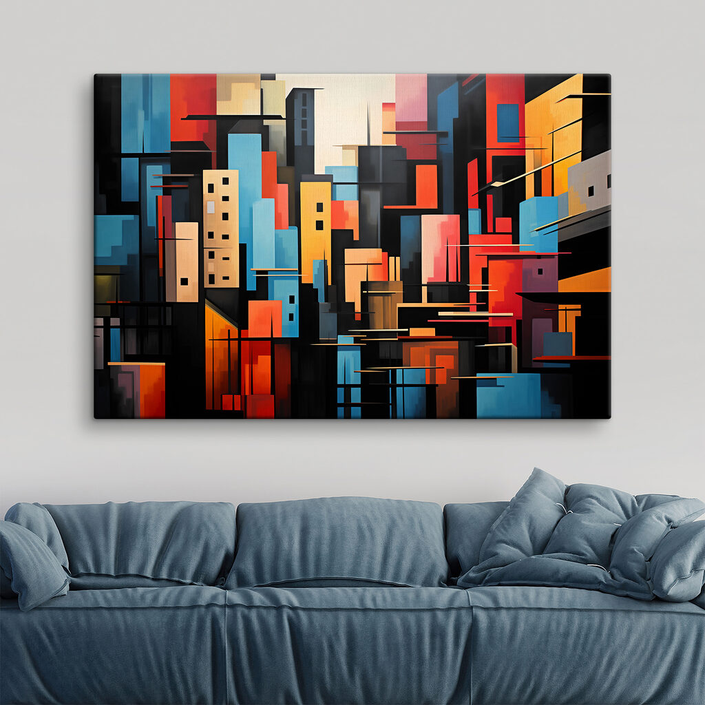 Cidade de blocos coloridos — interior 1