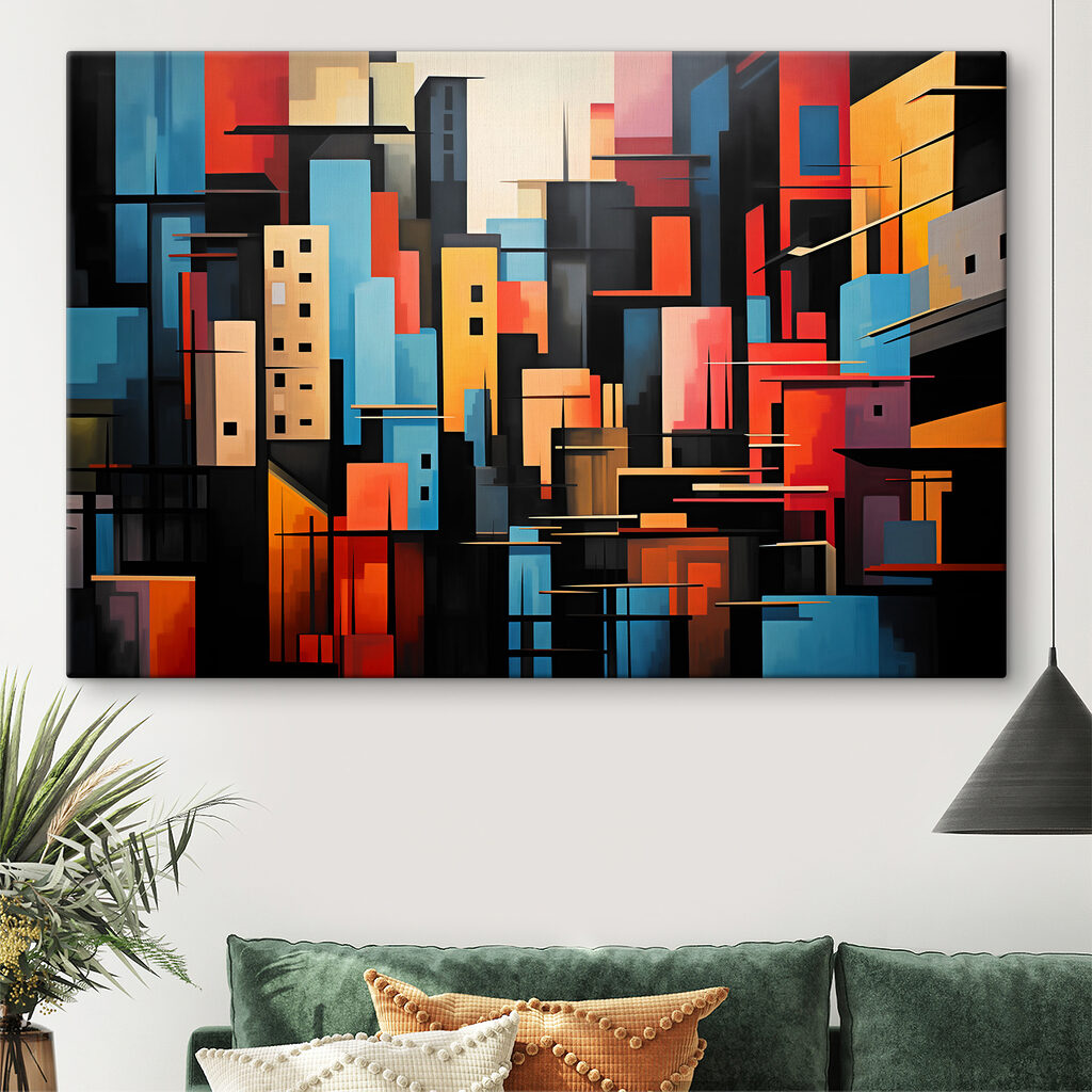 Cidade de blocos coloridos — interior 2
