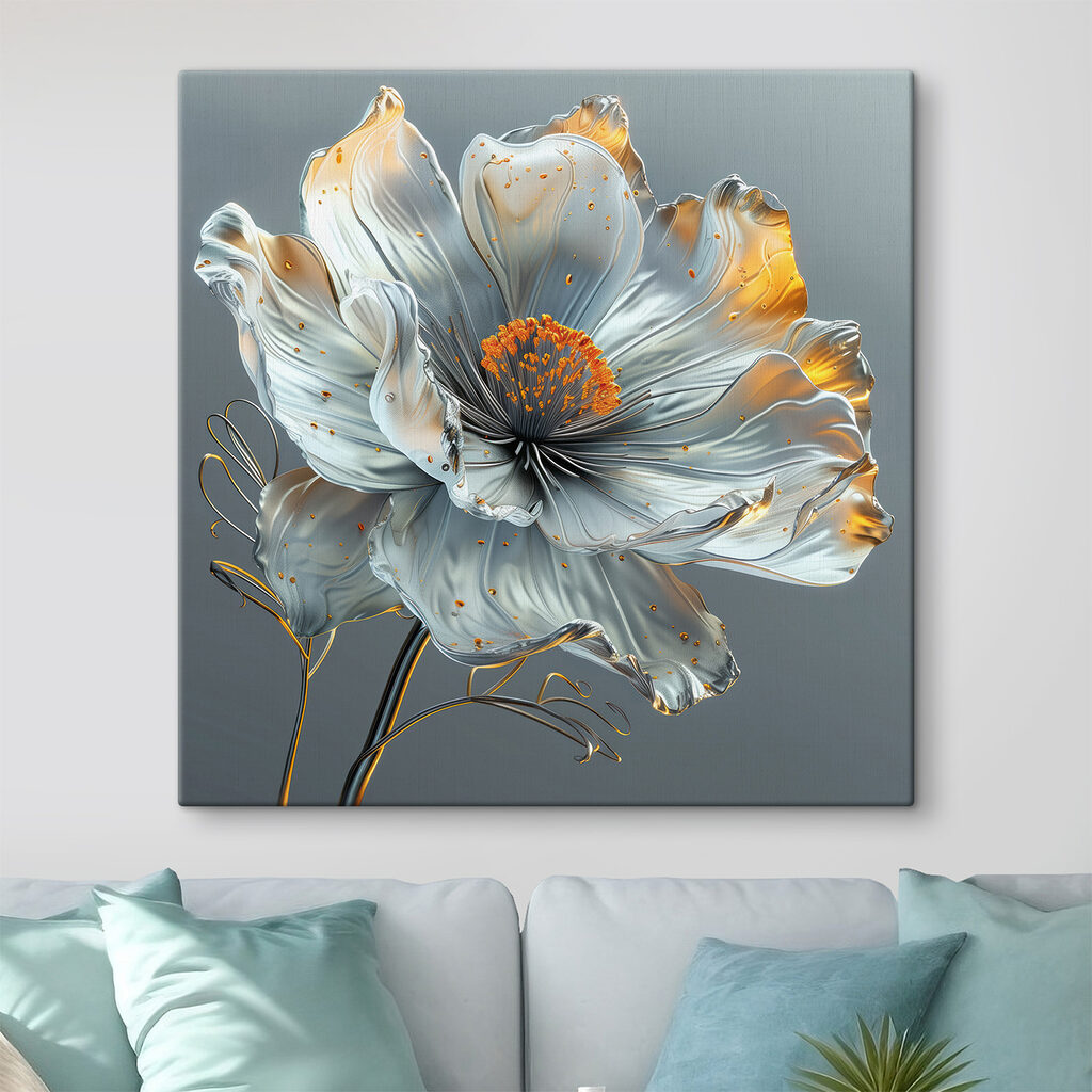 Flor prateada — interior 1