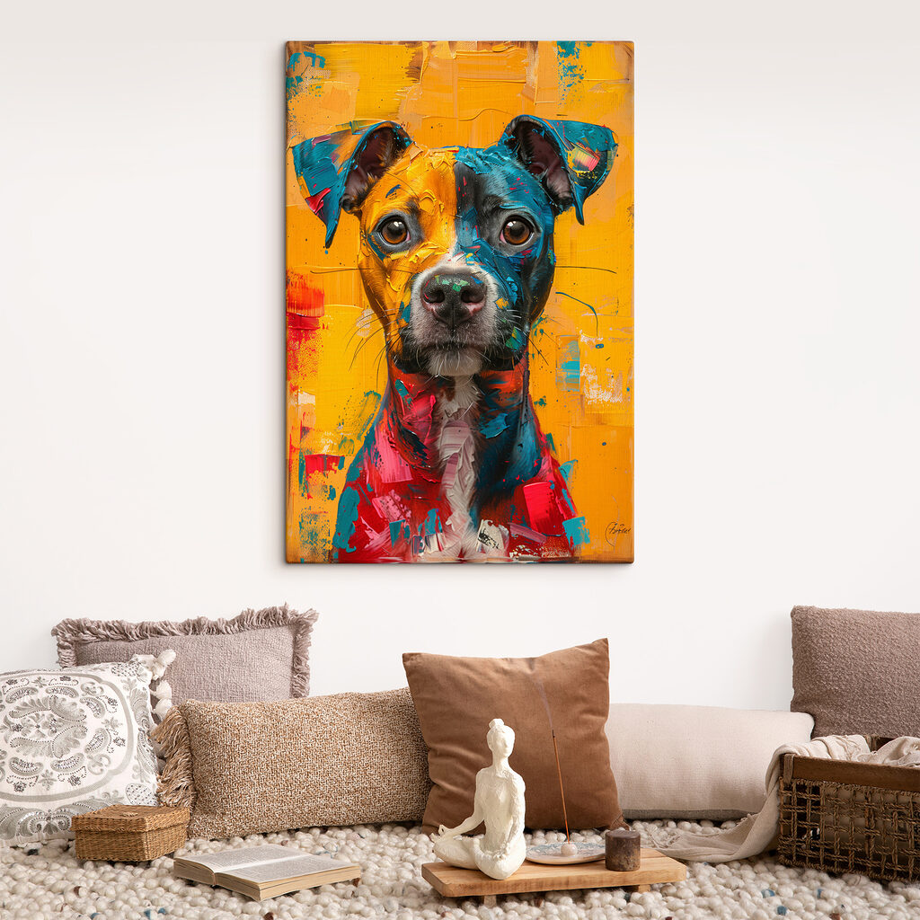 Cão em cores solares — interior 2