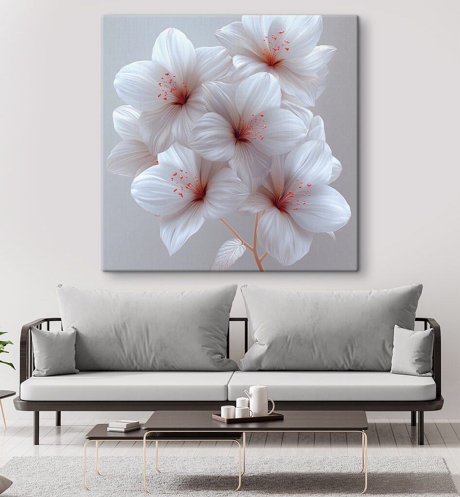 Flores com pintas cor-de-rosa — interior 2