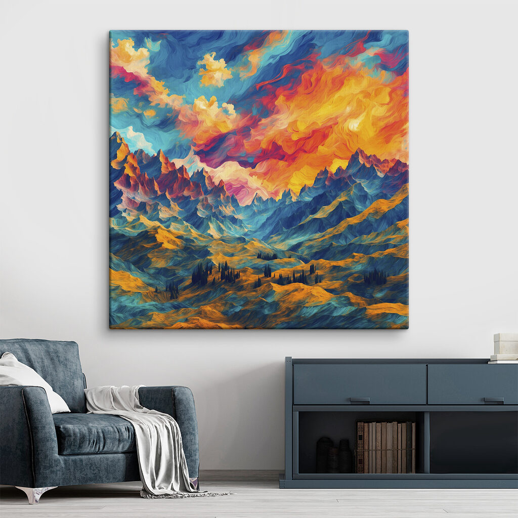 Montanhas e nuvens ardentes — interior 2