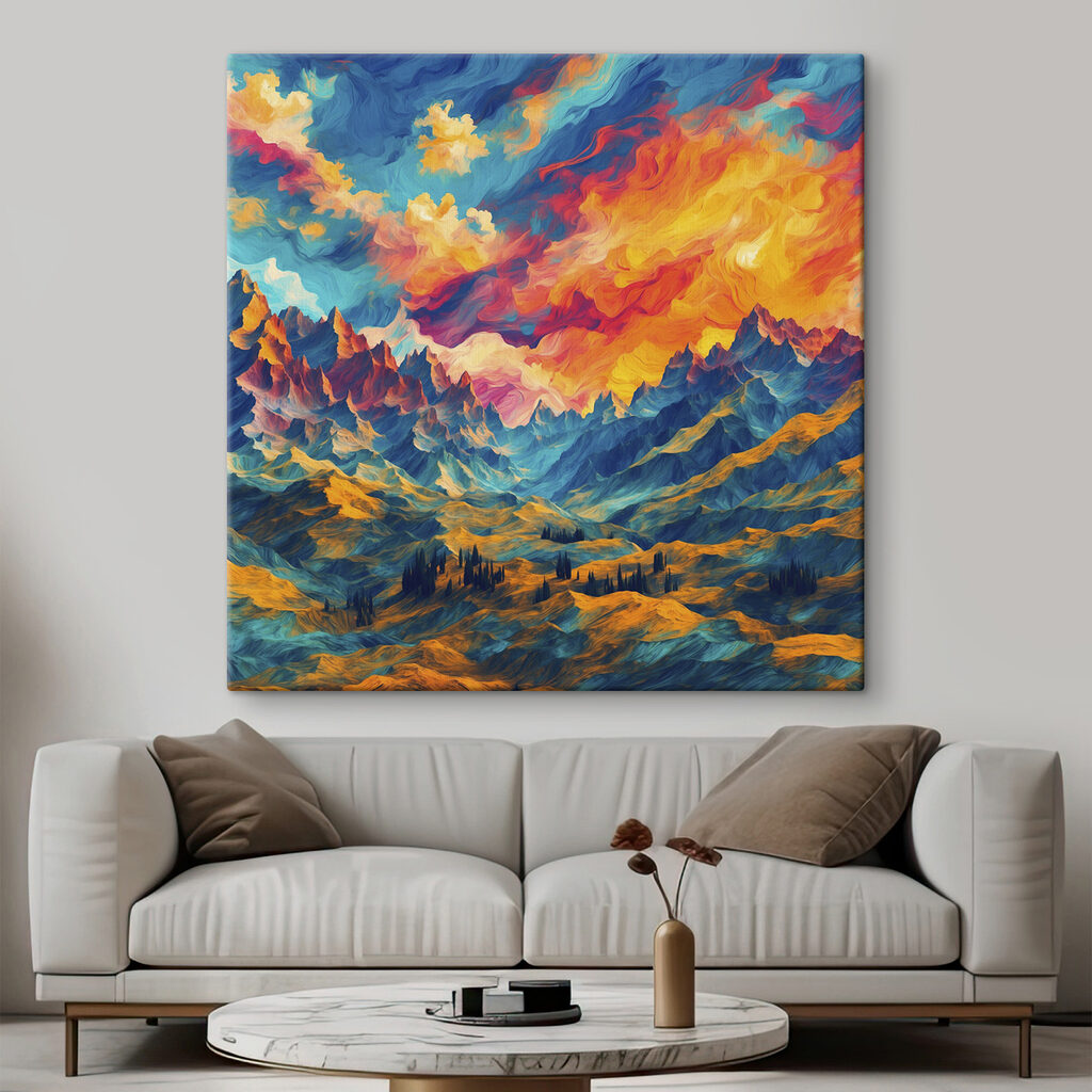 Montanhas e nuvens ardentes — interior 3