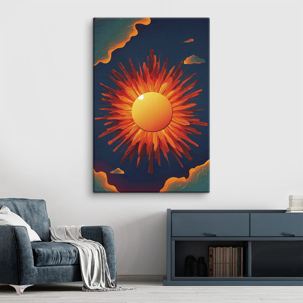 Sol de raios ardentes — interior 2