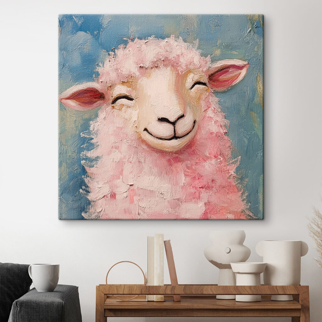 Ovelhinha com caracóis cor-de-rosa — interior 2