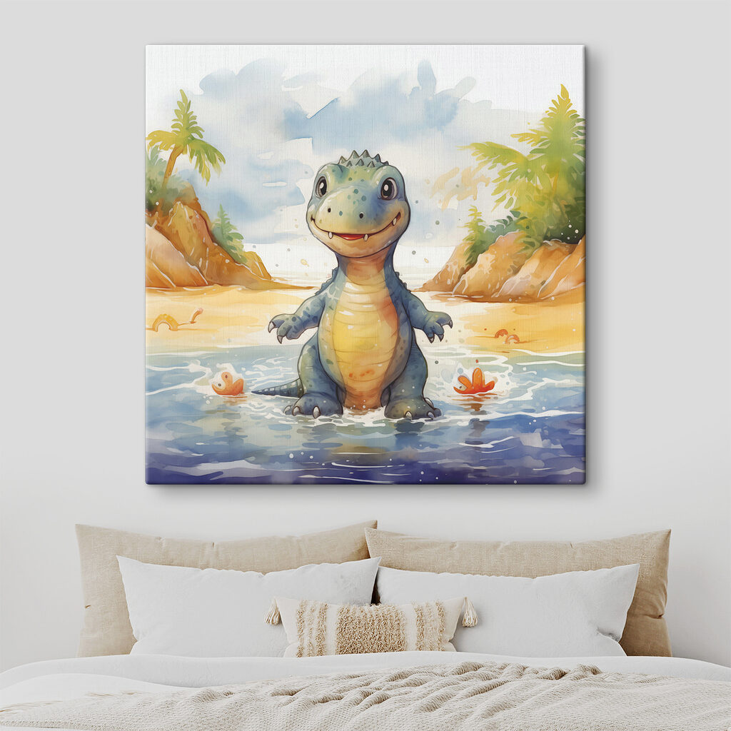 Dinossauro na praia — interior 2