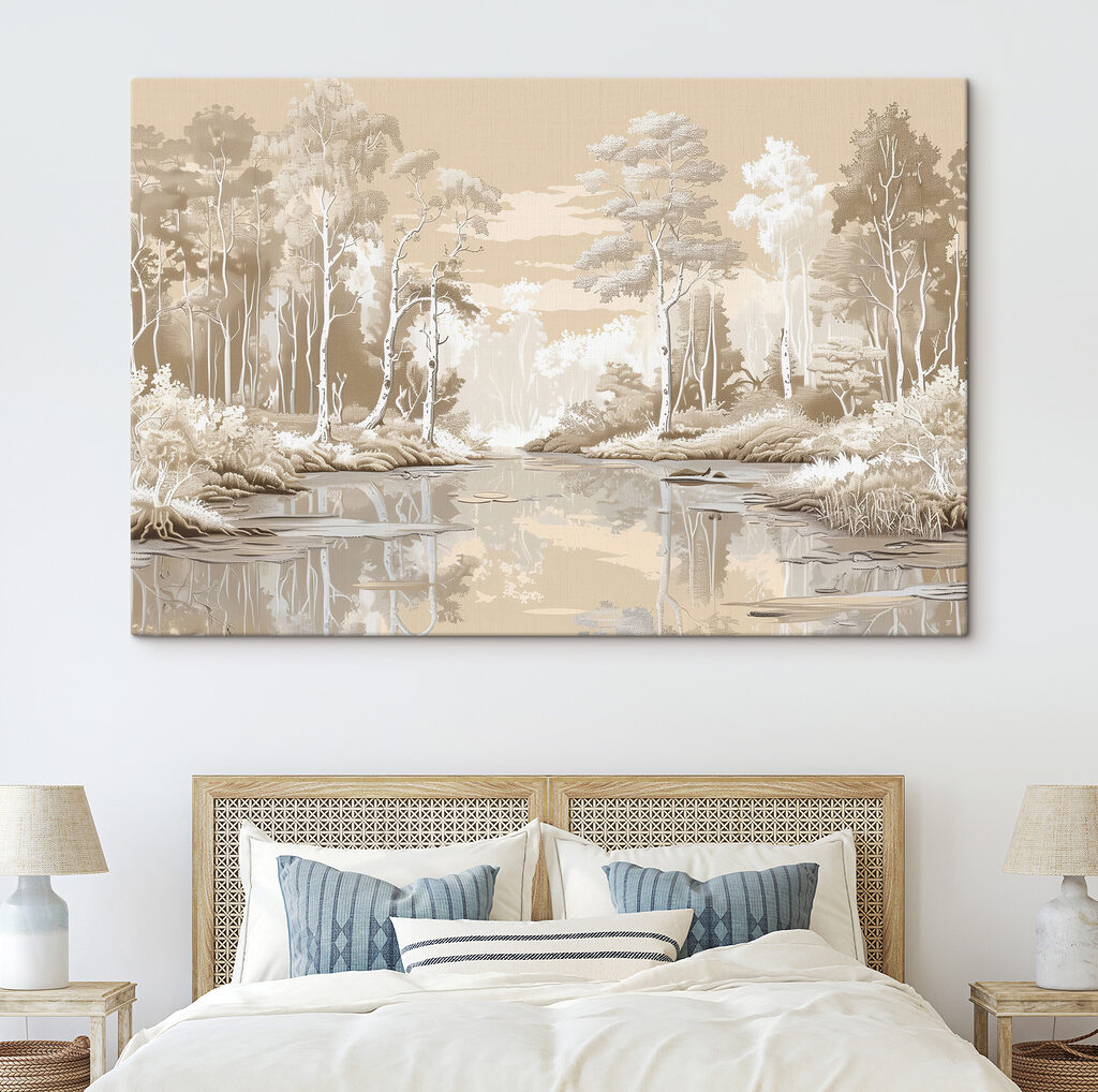 Rio em tons creme — interior 1