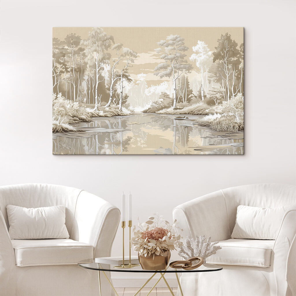 Rio em tons creme — interior 2