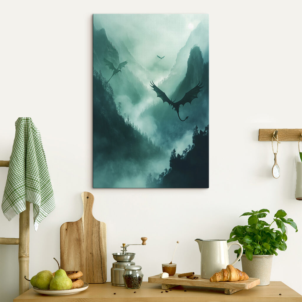 Dragões na neblina — interior 3