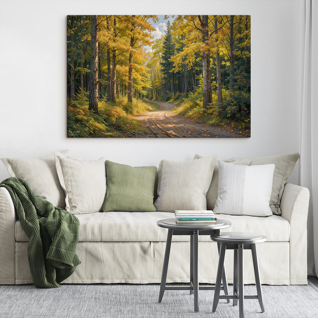 Caminho dourado de outono — interior 2
