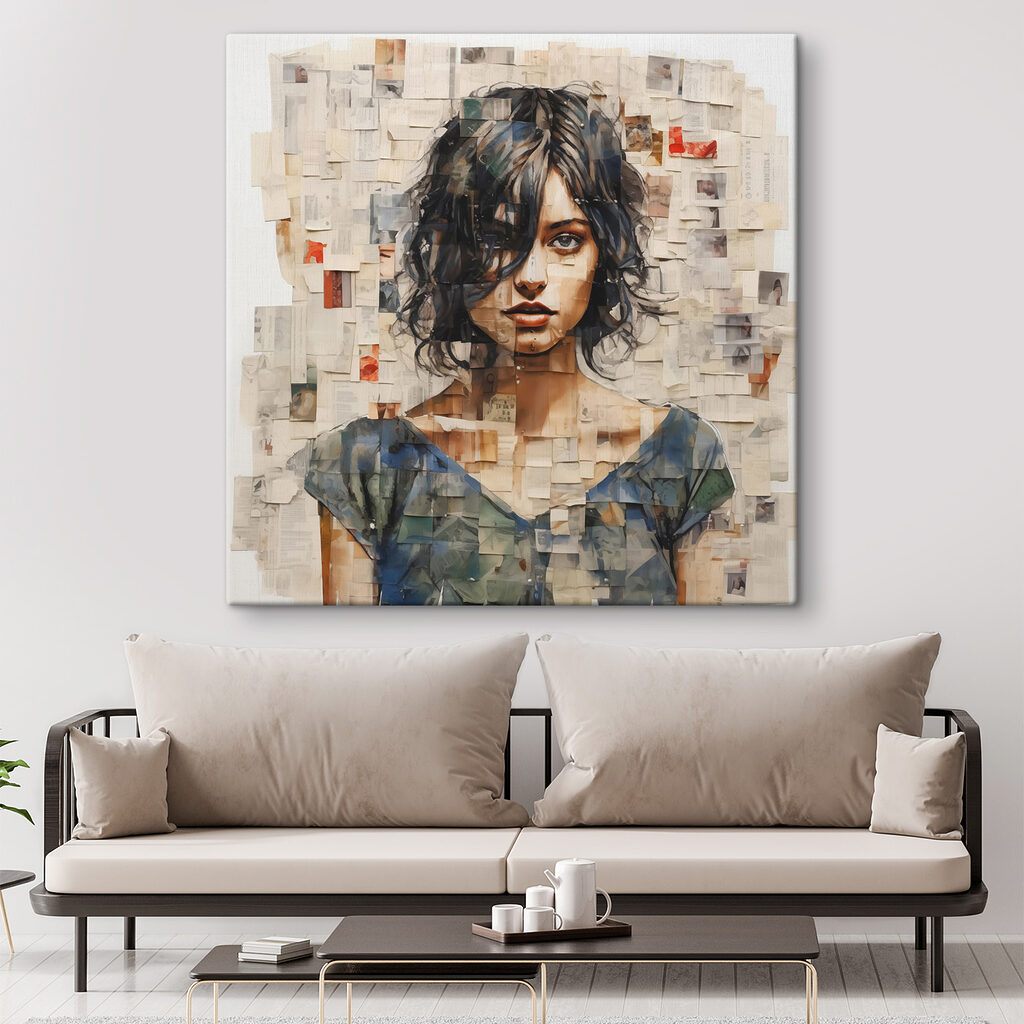 Retrato em fragmentos claros — interior 2