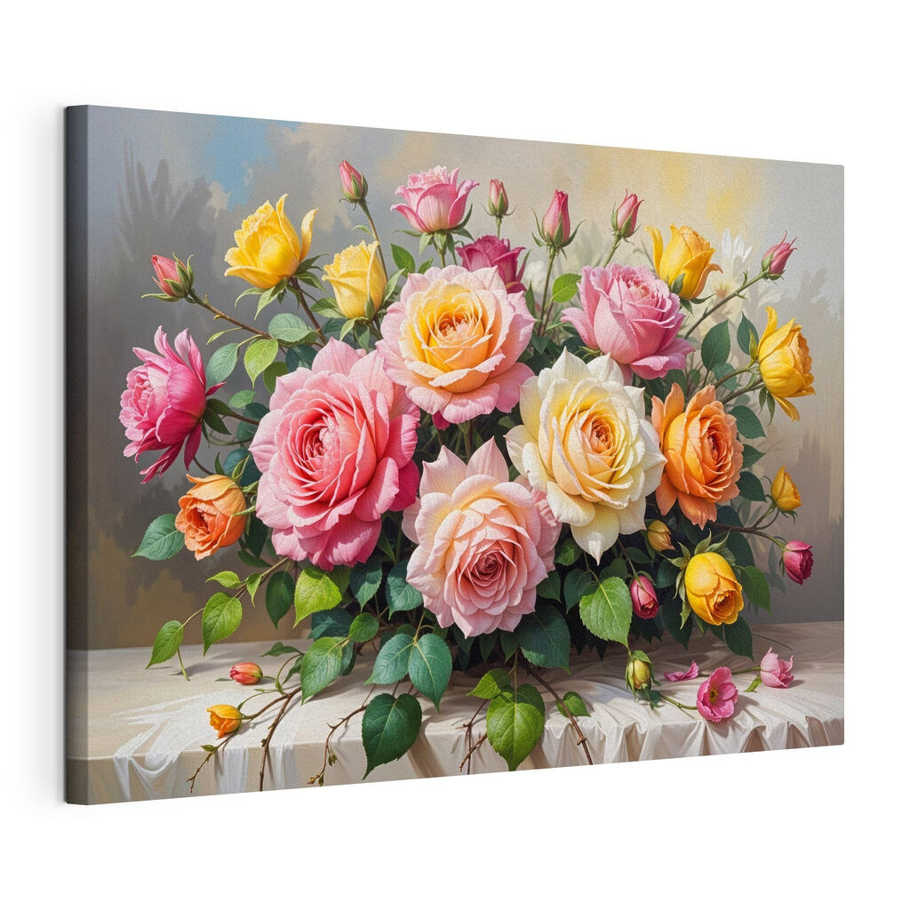 Rosas em tons vivos — vista do produto