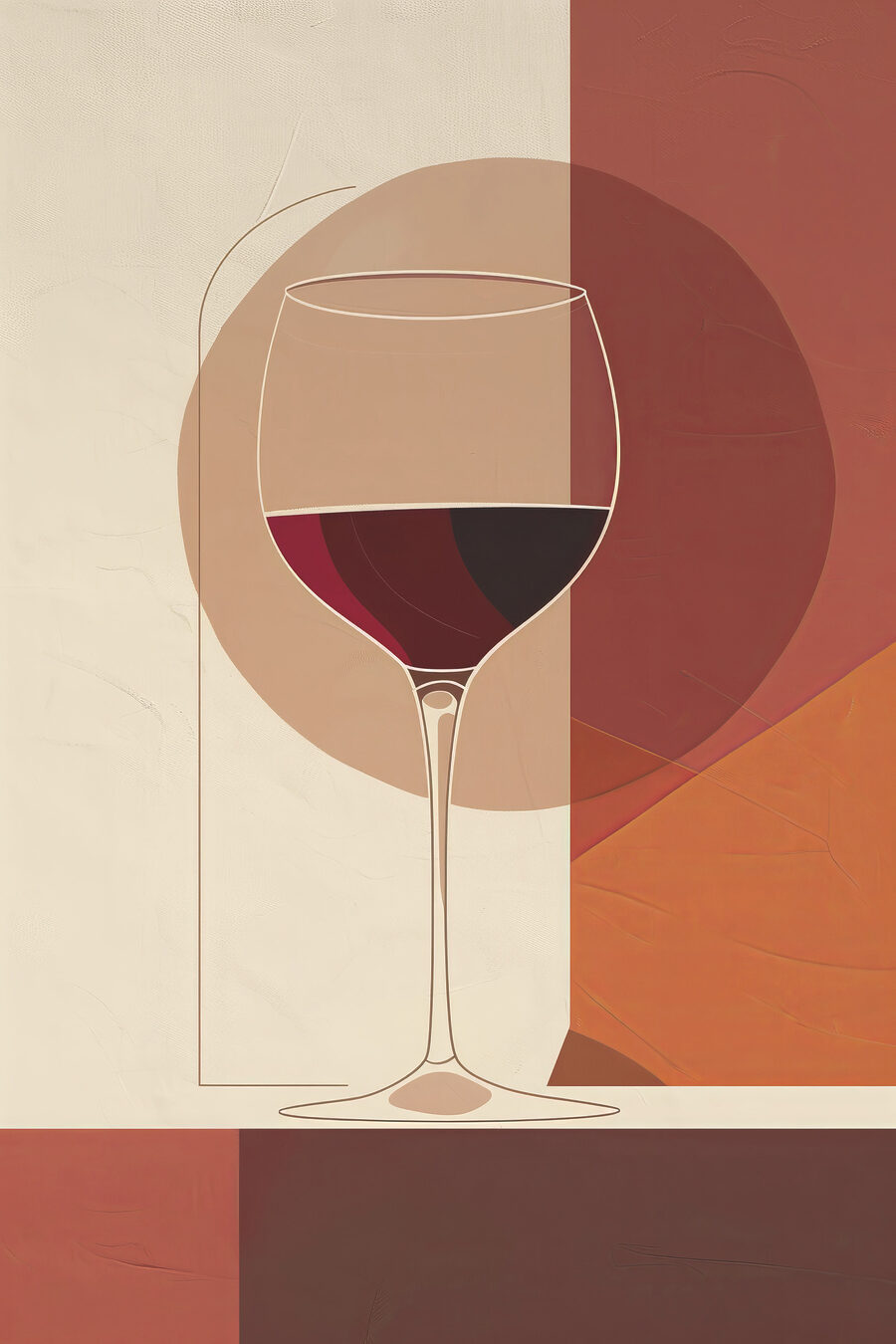 Copo de vinho — design completo