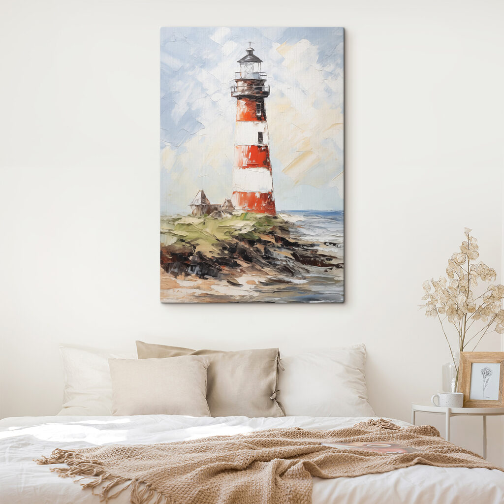 Farol sobre costa rochosa — interior 2