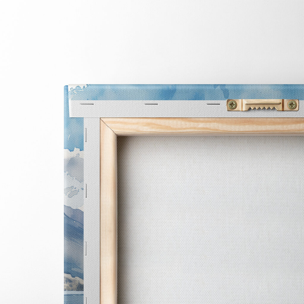 Lago de montanha outonal — verso