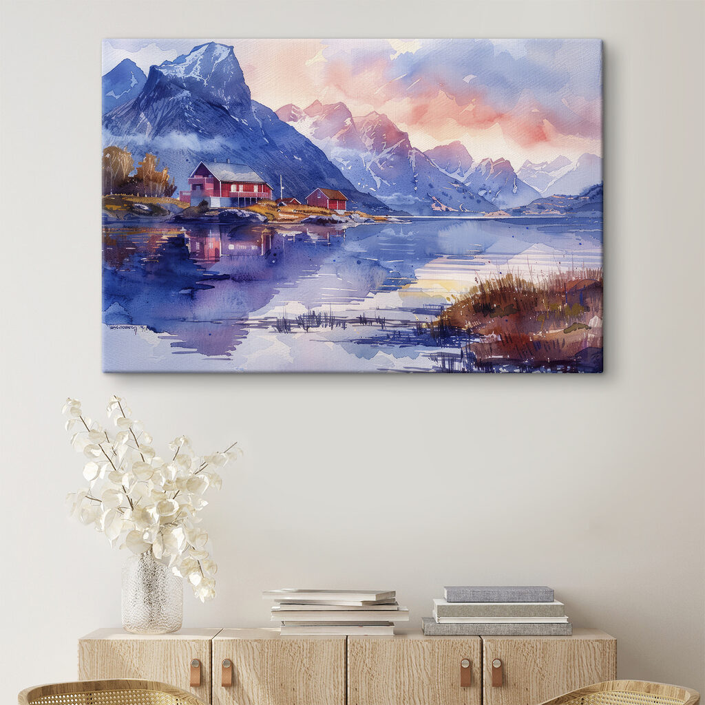 Casas vermelhas no lago — interior 2