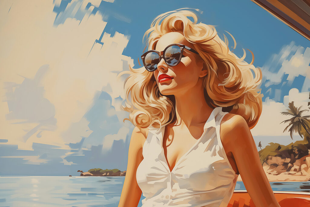 Retrato de verão — design completo