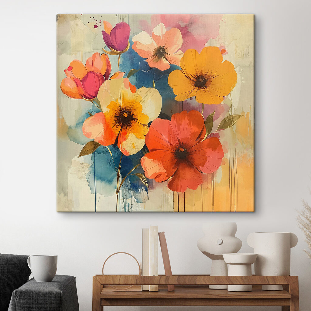 Flores quentes em manchas — interior 1