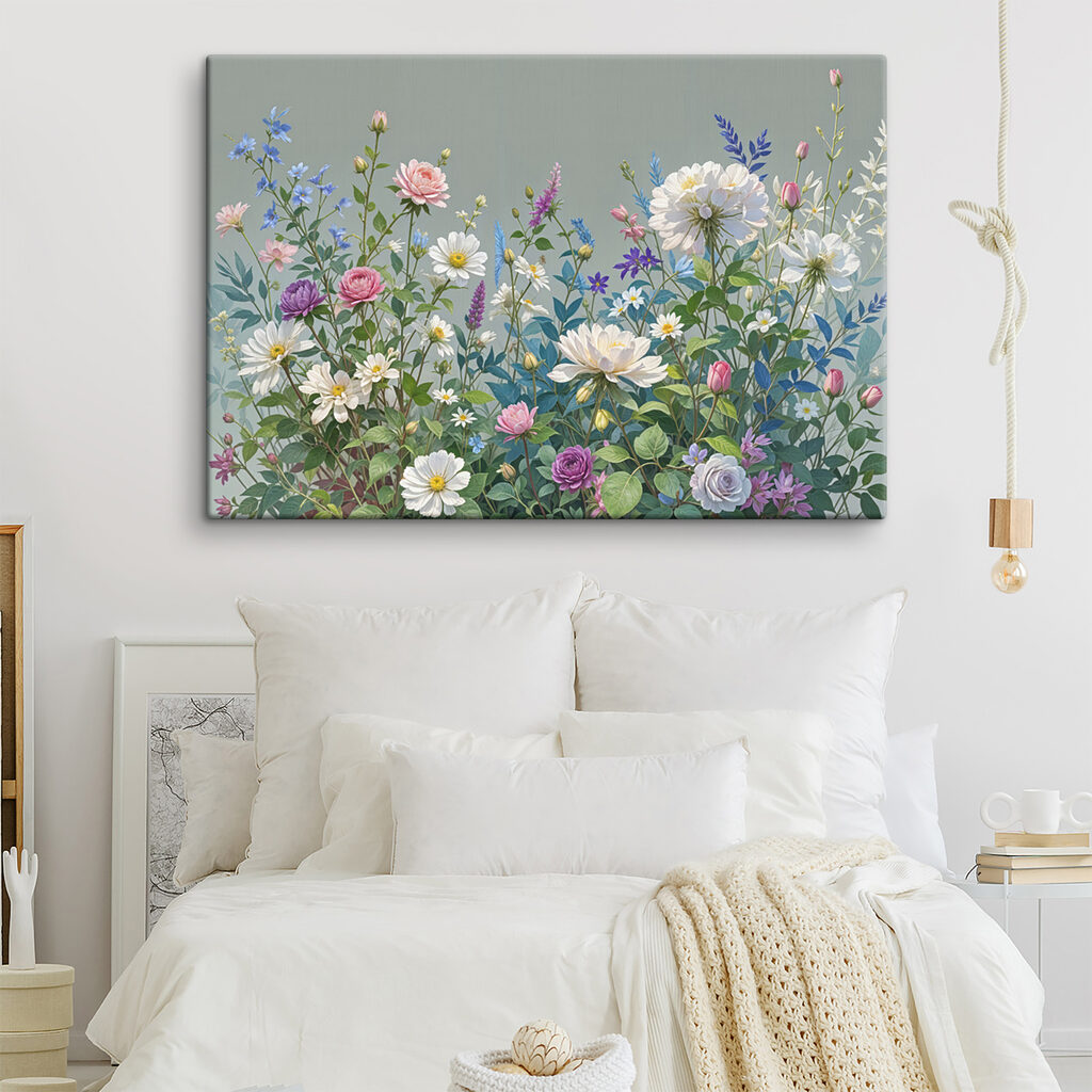 Prado de flores cinzento-esverdeado — interior 1