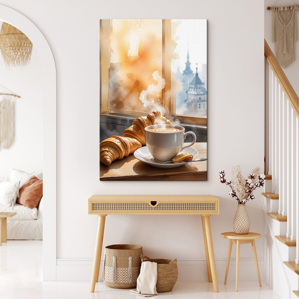 Croissants com café quente — interior 2