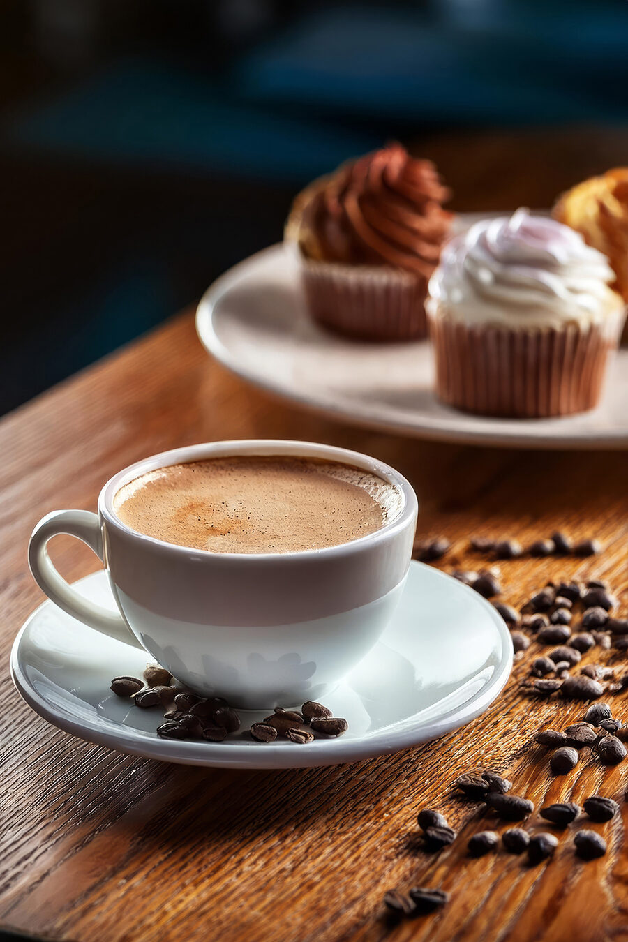 Café e dois queques — design completo