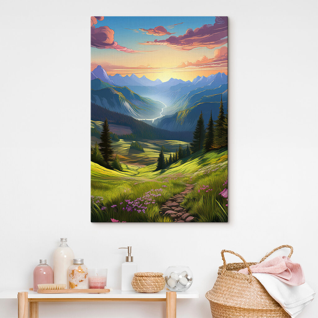 Vale entre montanhas — interior 2
