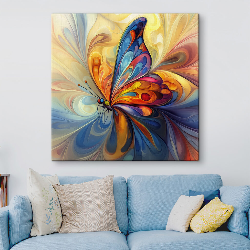 Borboleta de espirais coloridas — interior 4