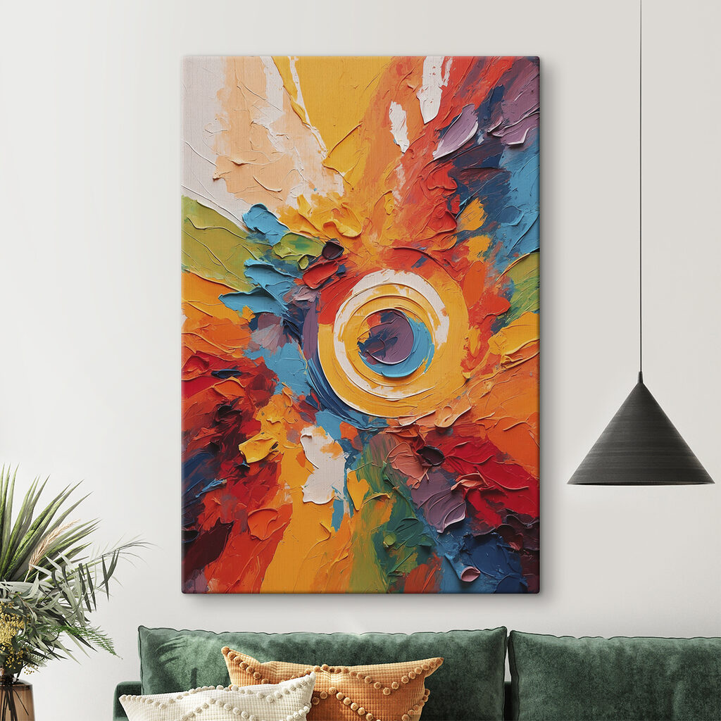 Círculos entre traços vivos — interior 1