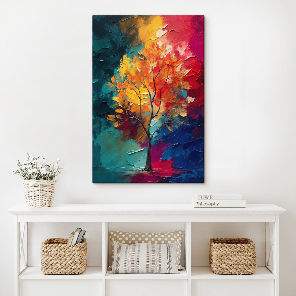 Árvore entre tintas — interior 5