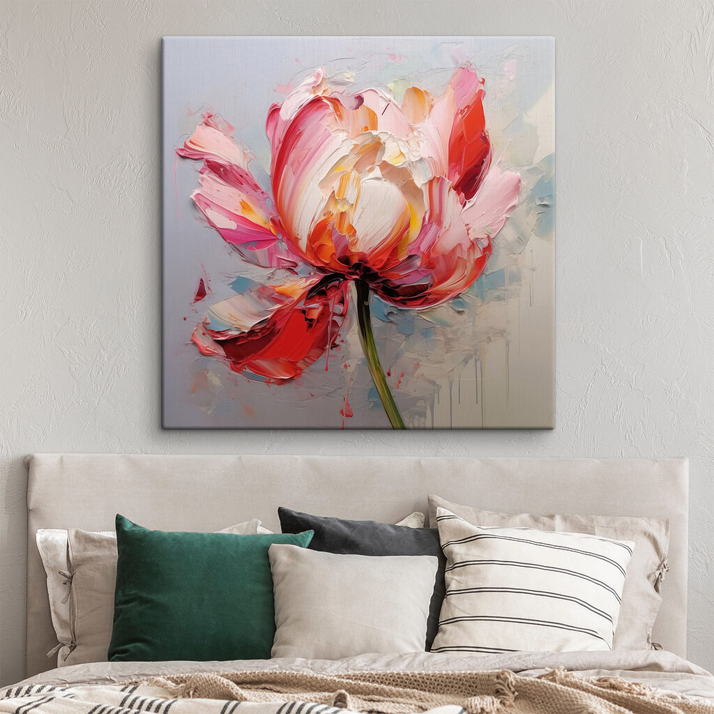 Tulipa em traços rosa — interior 1