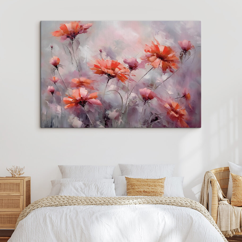 Flores cor de coral — interior 2