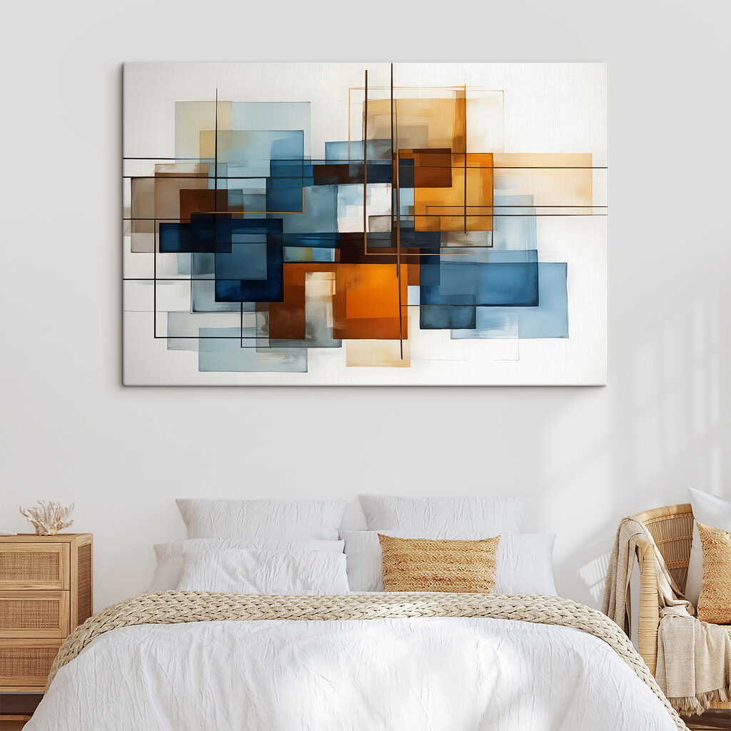 Formas transparentes em cor — interior 1