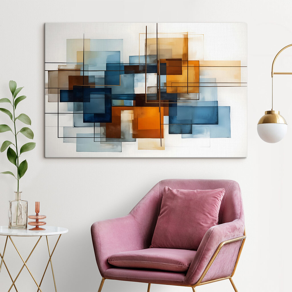 Formas transparentes em cor — interior 2