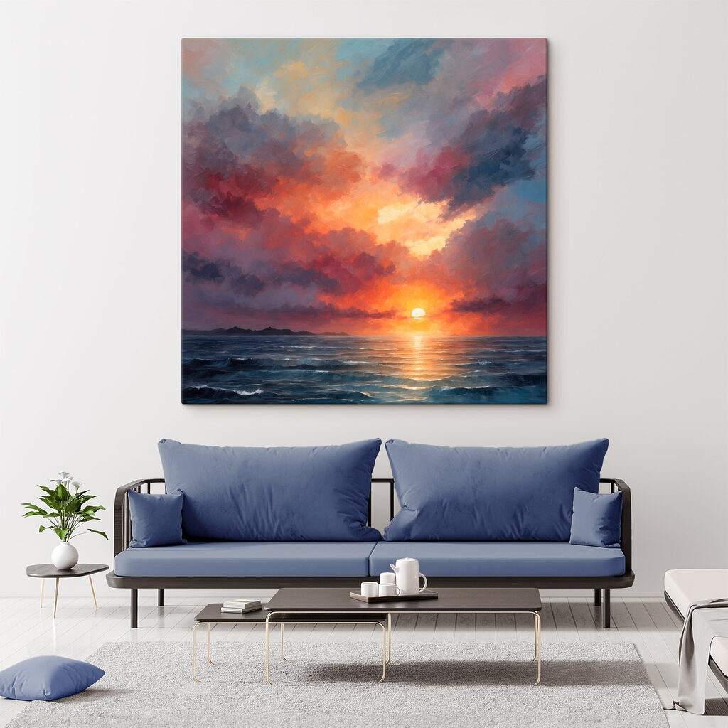 Pôr do sol roxo — interior 4