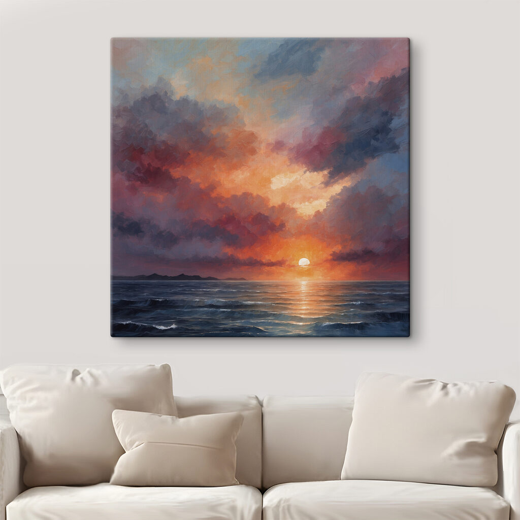 Pôr do sol roxo — interior 3