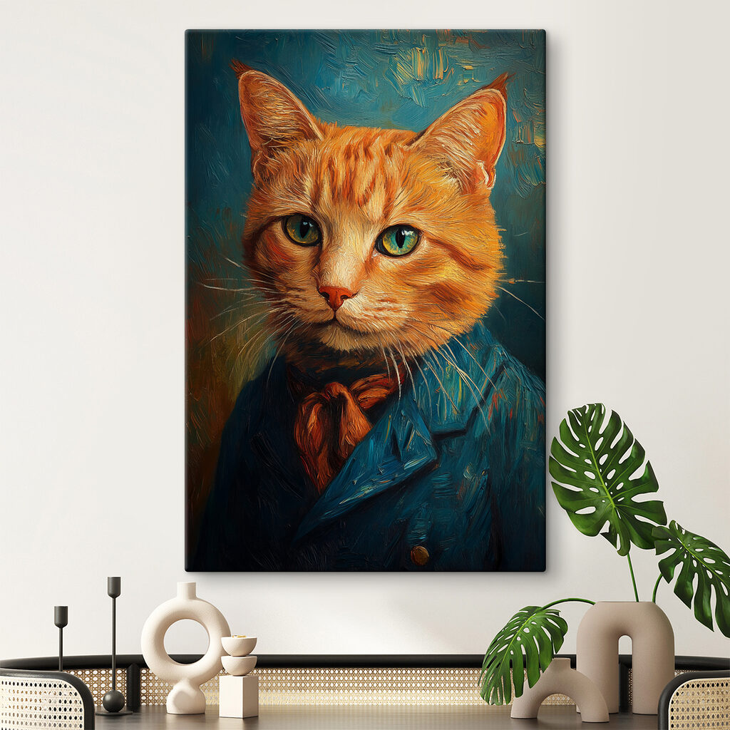 Gato de smoking — interior 1