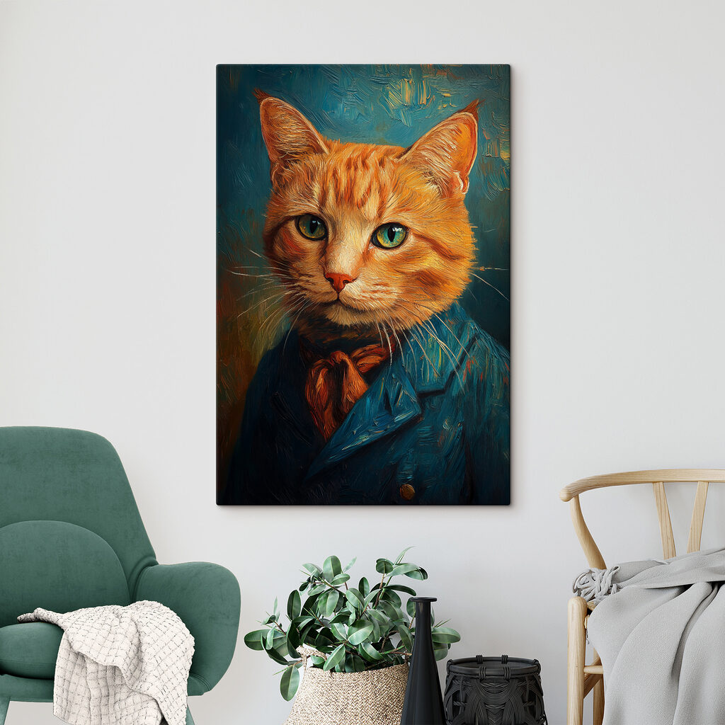 Gato de smoking — interior 2