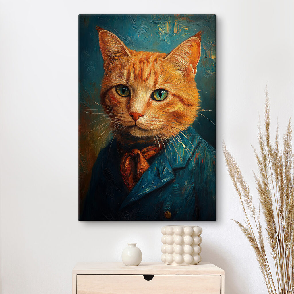 Gato de smoking — interior 3
