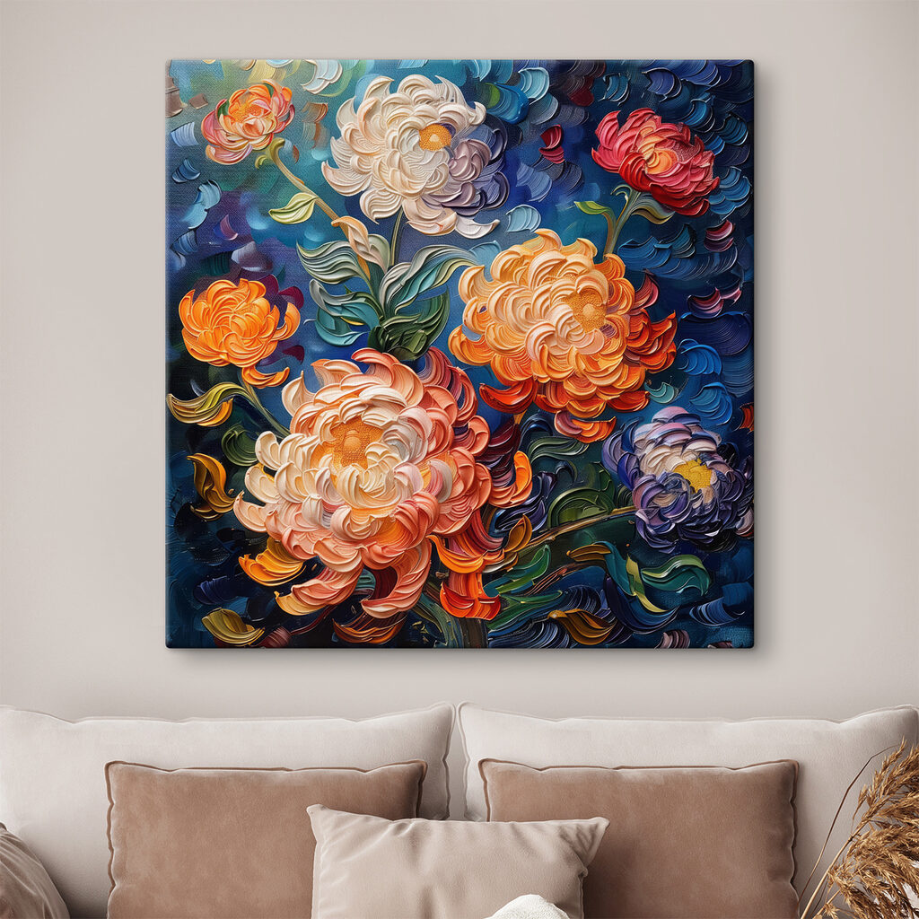 Flores em pinceladas grossas — interior 2