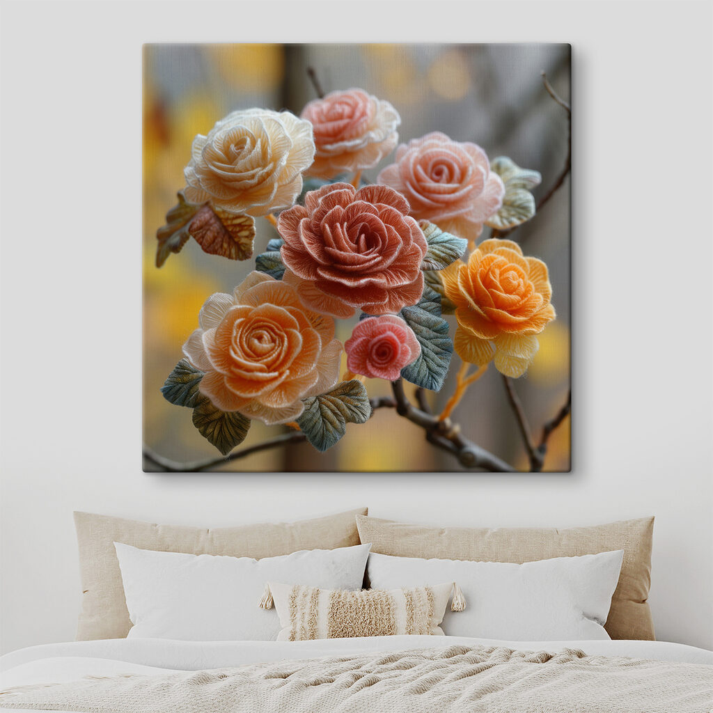 Rosas de nervuras finas — interior 2