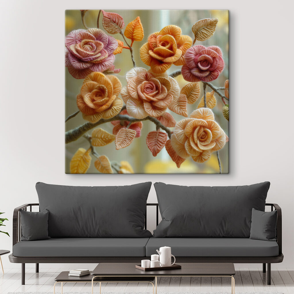 Rosas em laços quentes — interior 2