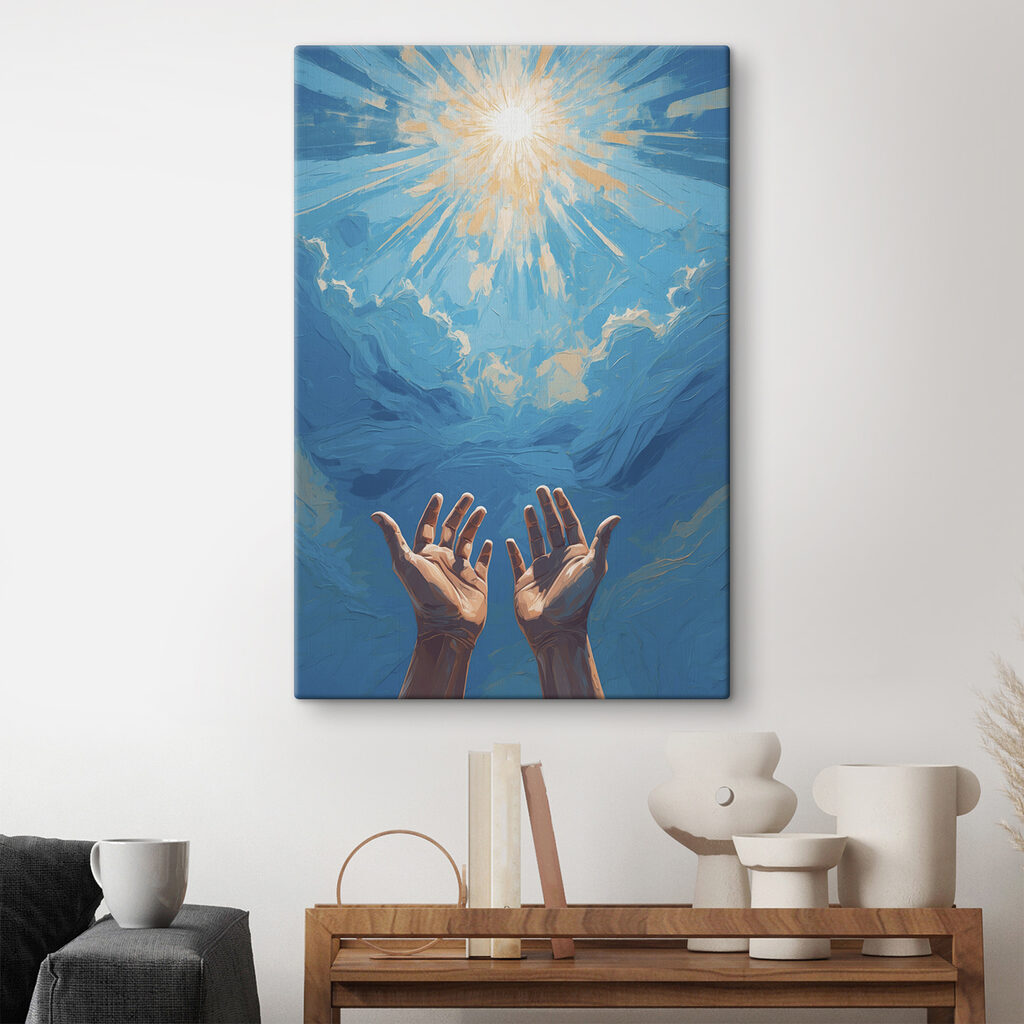 Mãos rumo à luz — interior 2