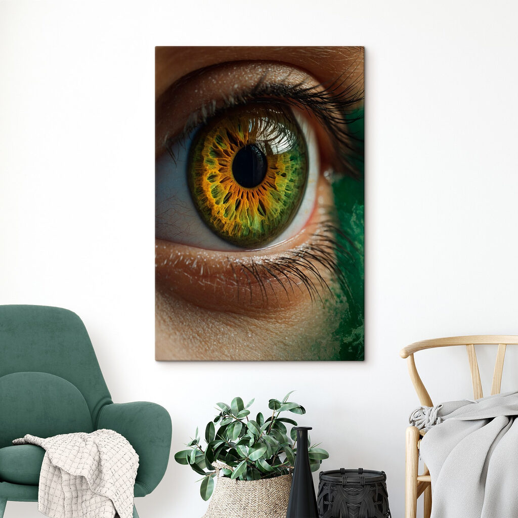 Olhar em verde-dourado — interior 5