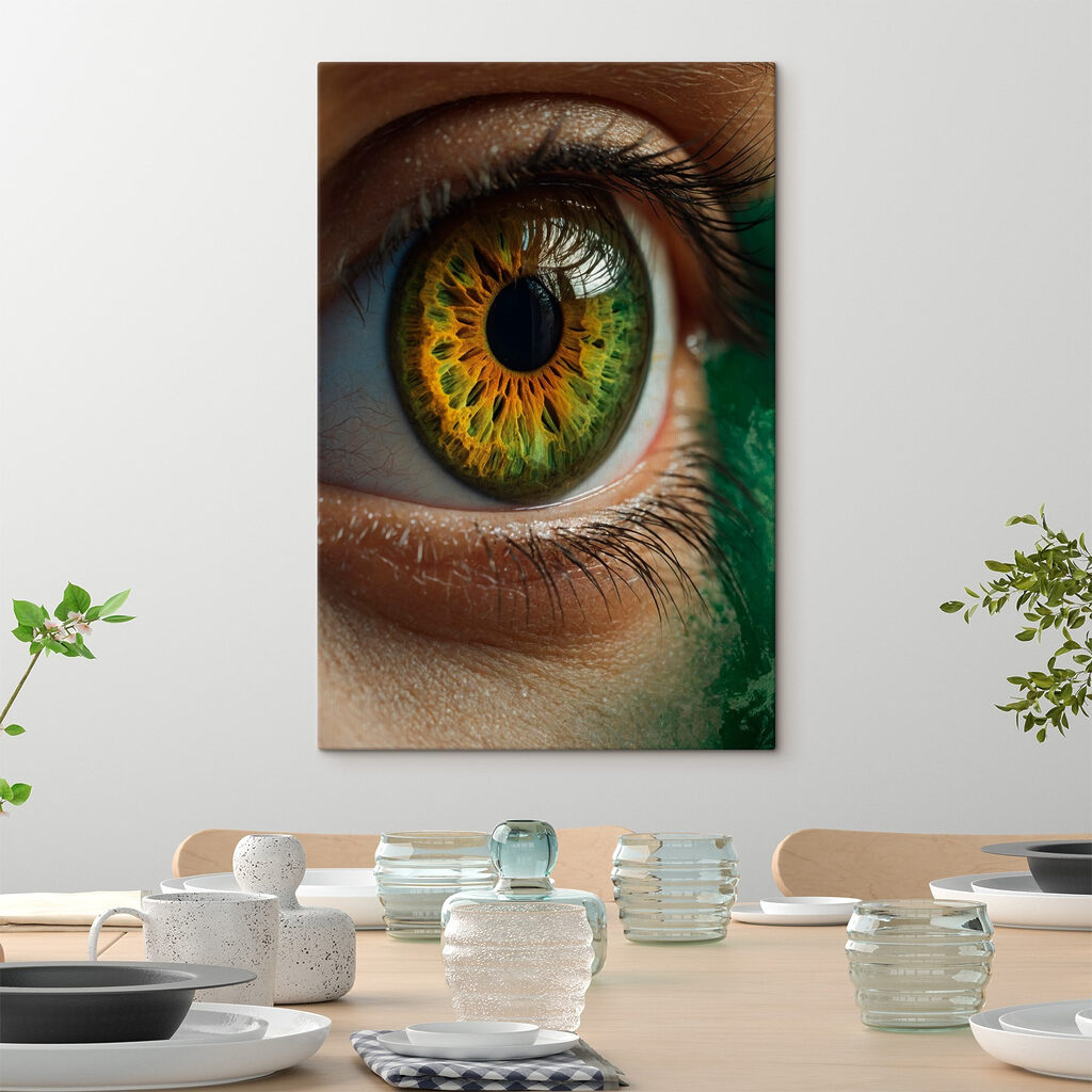Olhar em verde-dourado — interior 4